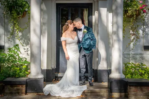 Bride and Groom couples photo at The Buttery and Glasshouse