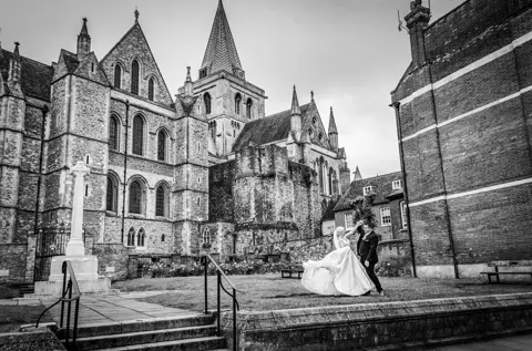 Celebrating in Rochester High Street