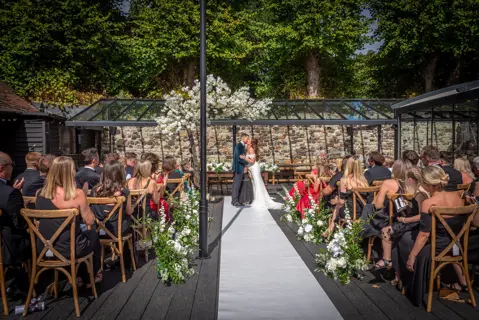 First kiss at The Buttery and Glasshouse