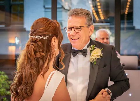 Father and daughter bridal dance at The Buttery and Glasshouse